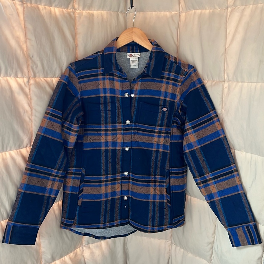 Dickies Quilted Lined Flannel Chore Coat